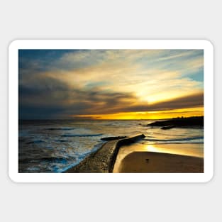 Cullercoats Bay Dawn Sticker